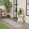 Homeroots 6' Silver And Gray Geometric Indoor Outdoor Area Rug 556299 - alternate 5