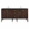 James Martin Vanities Addison 72" Double Vanity, Mid-Century Acacia, w/ 3 CM Phantome Eclos Top E444-V72-MCA-3PHT - alternate 1