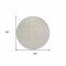 Homeroots 8' Beige And Ivory Round Floral Washable Indoor Outdoor Area Rug 610632 - alternate 4