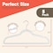 Campior White Velvet Hangers, 360 Deg Swivel Hook, Non-Slip and Space Saving Hangers, Heavy-Duty, 5PK CMPVVH5WH - alternate 4