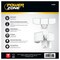 Bell Link 3-Head Security Light, 120 V, 35 W, LED Lamp, Daylight/Warm White, 4000 Lumens, White Fixture CL-SLM4KACW-3H - alternate 4