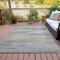 Homeroots 5' X 8' Linen And Beige Abstract Washable Indoor Outdoor Area Rug 631114 - alternate 4