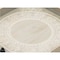 Homeroots Set Of Two Gray and White Octagon Solid Wood Paisley Handmade Serving Tray With Handles 526348 - alternate 4