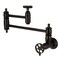 Kingston Brass Wall Mount Pot Filler Faucet with Knurled Handle, Oil Rubbed Bronze KS3105RKX - alternate 1