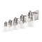 Jonathan Y Irving 36" 5-Light Seeded Glass/Iron Modern Contemporary LED Vanity Light, Nickel JYL7620A - alternate 6