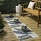 Jonathan Y Shelby Coastal Vintage Abstract Palm Leaf Navy/Cream 2 ft. x 8 ft. Indoor/Outdoor Runner Rug TSN403A-28 - alternate 1