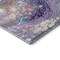 Homeroots 8' Periwinkle Purple And Ivory Round Abstract Washable Indoor Outdoor Area Rug 643555 - alternate 2
