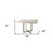 Homeroots Modern Square Wood and Gold Dining Table 397606 - alternate 3