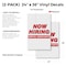 Signmission Dental Assistants, Vinyl Decals Only 24 Inch x 36 Inch, Vinyl Decal, 2PK DSB-2436-2PACK-DENTAL ASSISTANTS - alternate 2