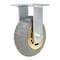 Vestil Flat-Free Rigid Caster 6 In. Diameter x 2 In. Width 617 Lb. Capacity Dark Gray/Gold CST-VE-6X2FF-R - alternate 1