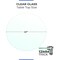 Fab Glass And Mirror 48in. Clear Round Glass Table Top, 1/2in. Thickness Tempered Beveled Edge Polished 48RT12THBEAN - alternate 5