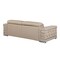 Homeroots 89" Beige Italian Leather Solid Wood Sofa 720451 - alternate 5