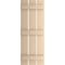 Ekena Millwork Rustic Three Board Spaced Board-n-Batten Smooth Faux Wood Shutters, 17 1/2W x 70H, PR SHUBSS17X70SMPR - alternate 5