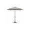 Treasure Garden 7.5 ft Square Patio Umbella, aluminum, fiberglass ribs, outdoor, Cast Silver UM847SQ-09 40433 Cast Silver - alternate 1