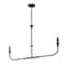 Z-Lite Tova Matte Black 2 Light Linear Chandelier 3049-42L-MB - alternate 3