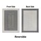 World Rug Gallery Contemporary Braided Weather Resistant Reversible Indoor/Outdoor Rug 2 ft x 7 ft Black WR112BLACK2X7 - alternate 4