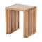 Homeroots 27in Natural Solid Wood Extendable Indoor Outdoor Bench 668843 - alternate 2
