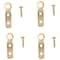 Prosource Picture Hanger, 9 lb, Steel, Polished Brass, Brass, Flush Mounting PH-122227-PS - alternate 1