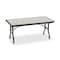 Iceberg IndestrucTable Ultimate Folding Table, Granite Top, Black Frame, 30 in W x 96 in L x 29 in H 65137 - alternate 1