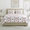 Lavish Home 3-Piece Queen Quilt Set Bedspread & 2 Pillow Shams with Patriotic Star Pattern Lightweight Quilt Set 66-002-PRT-SQ - alternate 5