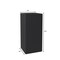 Leisuremod Terra Tall Square Fiberstone & MgO Clay Planter, Weather-Resistant, Indoor/Outdoor, No Assembly TP24BL - alternate 4