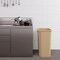 Regal Altair 23 Gallon Square Beige Plastic Trash Can, Vent Channel Design ZR-TC-100-SQ23BG - alternate 2