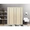 Sartodoors Sliding Closet Double Bi-fold Doors, Planum 0016 Natural Veneer and Aluminum Strips, Sturdy Tracks PLANUM0016DBF-SHP-72 x 80 (4* 18x80) - alternate 4
