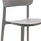 Flash Furniture Dover Stacking Patio Chairs w/Curved Backrests, All-Weather Resin Chairs in Gray, 2PK 2-DHF-340-APP-GRY-GG - alternate 2