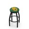 Holland Bar Stool Co 36" Blk Wrinkle Baylor Swivel Bar Stool, Accent Ring L8B2B36Baylor - alternate 1