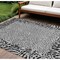 Homeroots 10' X 14' Gray Animal Print Washable Indoor Outdoor Area Rug 607655 - alternate 1