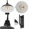 Jonathan Y Stanley 12.25" 1-Light Farmhouse Industrial Iron LED Gooseneck Arm Outdoor Sconce, Black JYL7614B - alternate 5