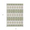 Homeroots 8' X 10' Artichoke Green Ivory And Beige Geometric Washable Indoor Outdoor Area Rug 597863 - alternate 2