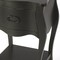 Homeroots 28" Black One Drawer Nightstand 388903 - alternate 2
