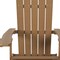 Homeroots 35" Orange Heavy Duty Plastic Adirondack Chair 530698 - alternate 3