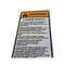 Cnh DECAL WARNING, CNH OEM 9600499 9600499 - alternate 2