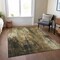 Homeroots 3' X 5' Beige And Taupe Abstract Washable Indoor Outdoor Area Rug 617644 - alternate 3