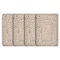Homeroots 15" Set of Four Ivory And Natural Jute Square Placemats 534175 - alternate 3