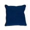 Homeroots 20" Blue and White Geometric Cotton Throw Pillow 529275 - alternate 4