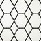 Msi White And Black Hive Pattern Sample Matte Porcelain Floor And Wall tile ZOR-MD-0581-SAM - alternate 1
