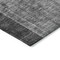 Homeroots 3' X 5' Charcoal Gray And Silver Geometric Washable Indoor Outdoor Area Rug 582704 - alternate 3