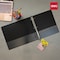 Deli Std Duty View Binder 2in, Letter, D-Ring, PVC-Free, Black, 6PK CF569-BK - alternate 2