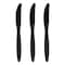 Smarty Had A Party Black Plastic Disposable Knives (1000 Knives), 1000PK 420K-BK-CASE - alternate 5