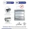 Iliving 12" Wall Mounted Variable Speed Exhaust Fan, 65 Watts, 960 CFM, 1400 SQF Coverage Area ILG8SF12V - alternate 2