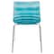 Leisuremod Astor Water Ripple Design Dining Chair, Transparent Blue, 2PK AC20TBU2 - alternate 3