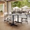 Flash Furniture 48"x30" Tabletop, Gray Faux Concrete, Seamless Surface Technology, 22x30 Black Table Height X-Bases ST-REC3048-CMGY-T2230-GG - alternate 6
