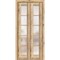 Sartodoors Sliding Closet Bi-fold Doors Oak Solid Core Modern Interior QUADRO4002BF-DUB-48 x 80 (2* 24x80) - alternate 1