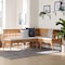Bali & Pari Oxford Bohemian Light Honey Rattan 2-Piece Dining Nook Bench Set 258-14174-14175-ZORO - alternate 3