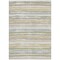 Homeroots 10' X 14' Ivory Beige And Green Striped Washable Indoor Outdoor Area Rug 598907 - alternate 7