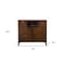Homeroots 45in Brown Select Solids and Veneer Open shelving TV Stand 404269 - alternate 2