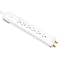 Monoprice Outlet Strip, Surge, Coax, 5-15R, 5-15P, 4 ft, White 9199 - alternate 1